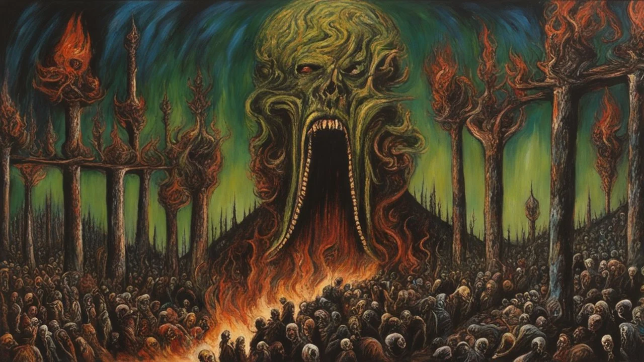 Hell on Earth. Painted by Clive Barker