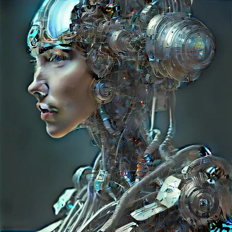 symmetry!! portrait of robot, sci - fi, intricate, highly detailed, dynamic lighting, digital art, digital painting, artstation, wlop, sharp focus, illustration, art by artgerm and greg rutkowski and alphonse mucha, 8 k