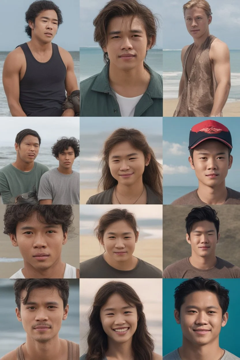 Netflix's Outer Banks cast but they're all Filipino