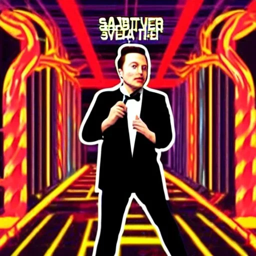 Saturday Night Fever Dream starring Elon Musk