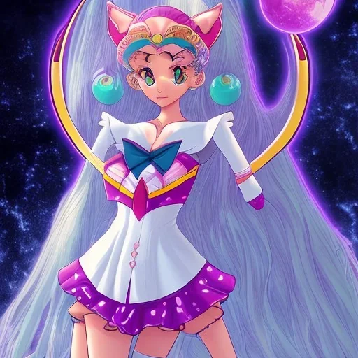 gato negro luna de la serie sailor moon