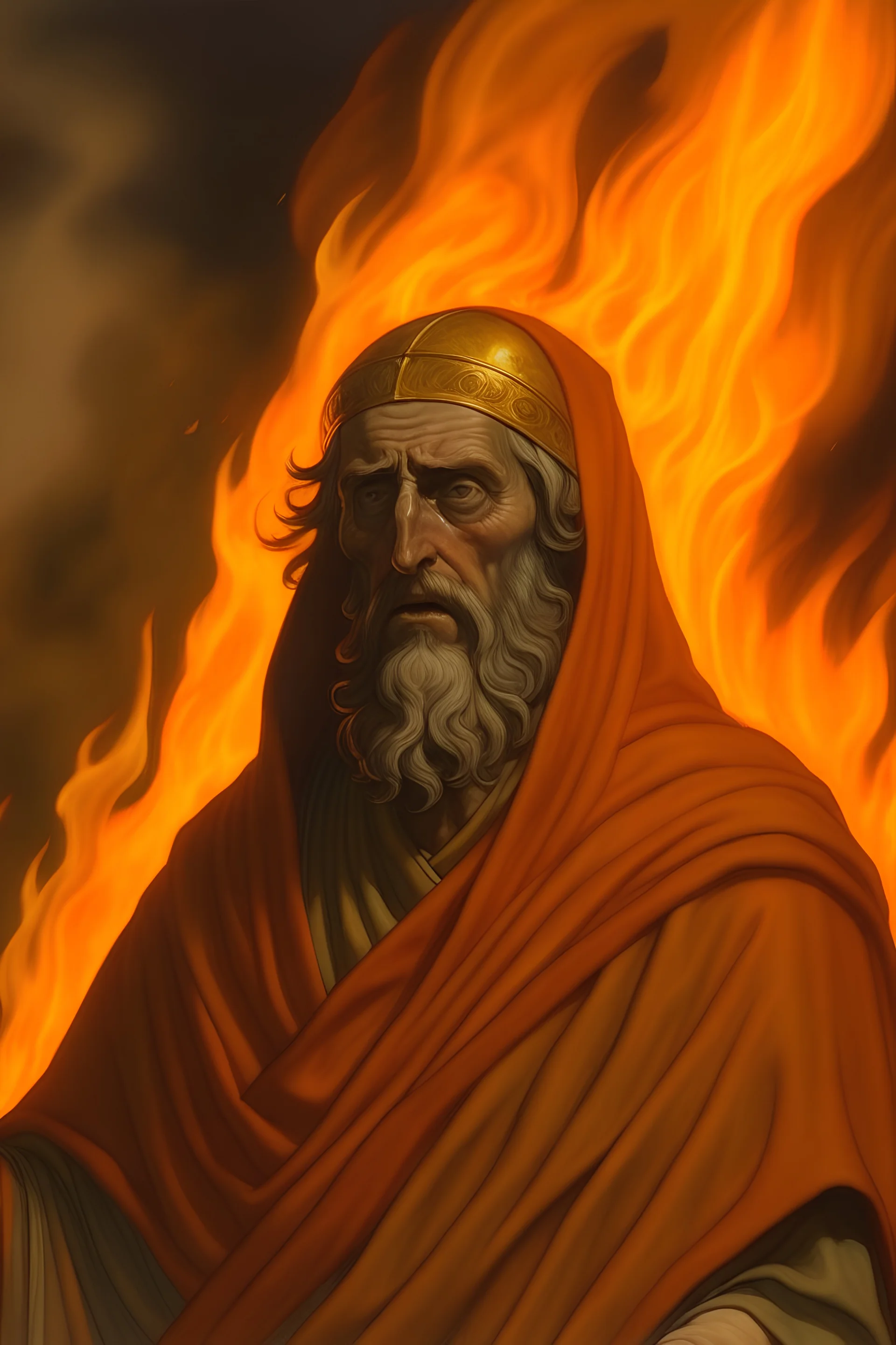 The Saint Paul cry while He is burning in Hellfire