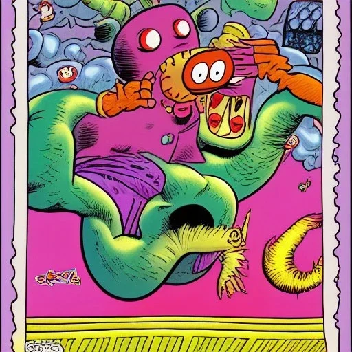 comic character by jim woodring