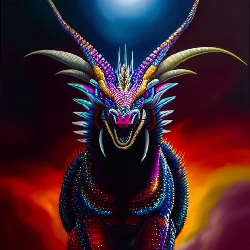 Ultra detailed fullbody Portrait in oil on canvas of MechDragon with Rider,extremely detailed digital painting,ultrarealistic skin,intense stare, extremely detailed face, crystal clear eyes, mystical colors ,perfectly centered image, perfect composition, rim light, beautiful lighting,masterpiece ,8k, stunning scene, raytracing, anatomically correct, in the style of Simon Bisley and uncannyknack and Ohrai Noriyoshi and robert e howard and Steve Jung.