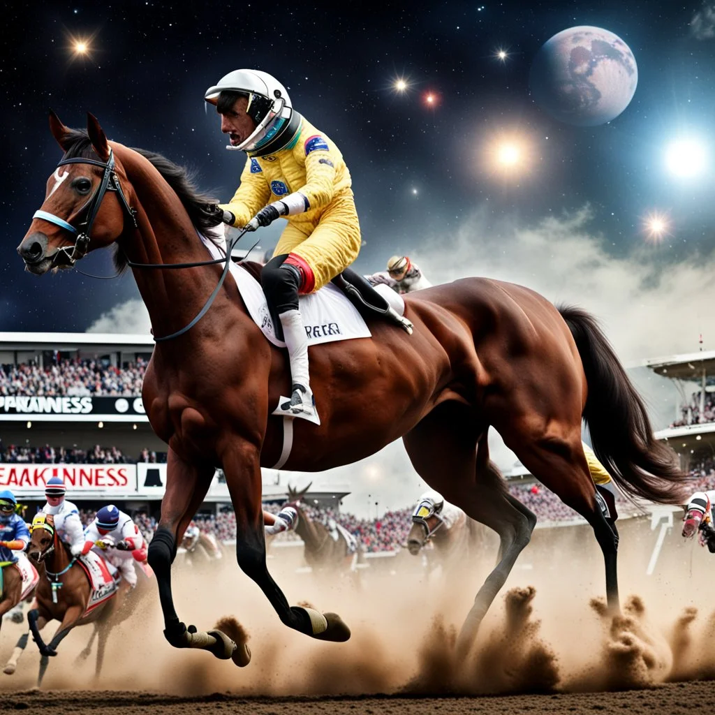 The Preakness Stakes in outer space