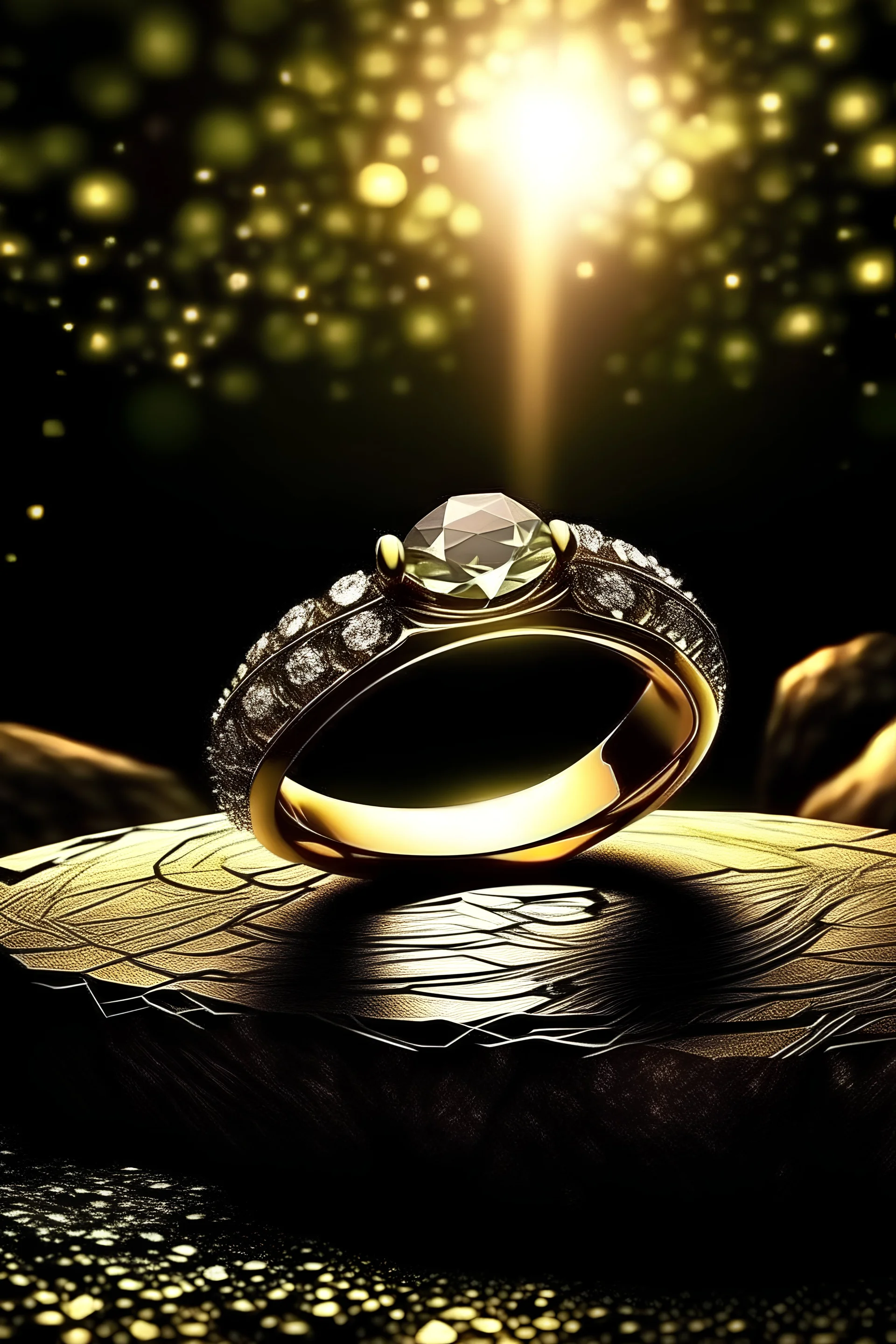 Gold Wedding Rings or Engagement Ring on Invitation Card Background. Couple  Ring Beautiful and Elegant Stock Image - Image of jewel, elegant: 180059525