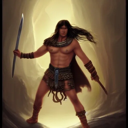 child, conan, wanderer, epic, fantasy, barbarian,