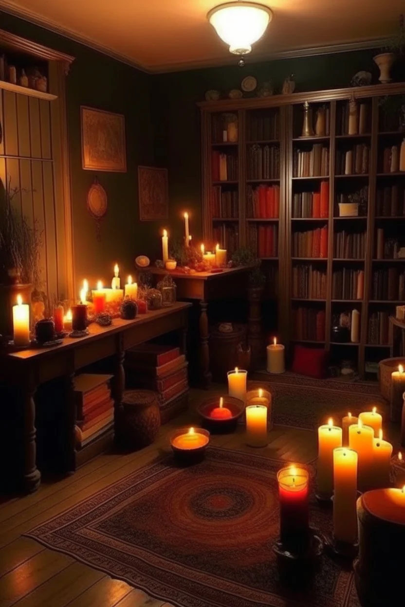 75. A MAGICAL MAGIC ROOM WITH CANDLES