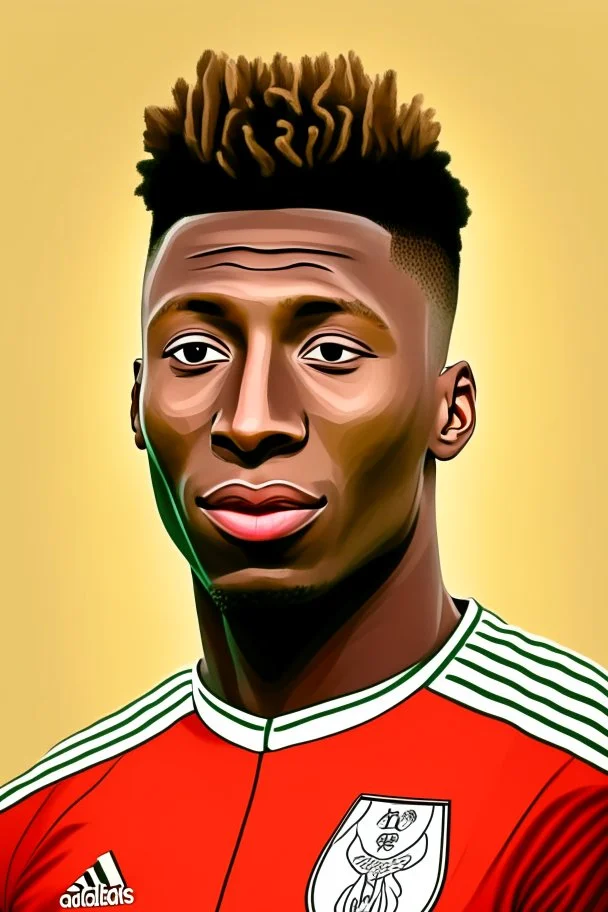 Andre Onana Footballer ,cartoon 2d