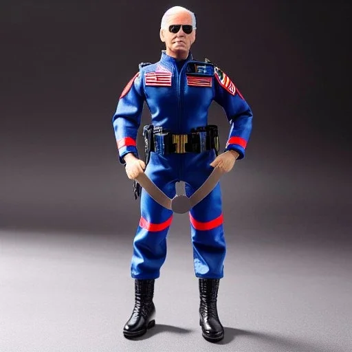 G.i. Joe plastic Biden toy doll airforce flightsuit face hair sunglass with black boots full body in package 2020