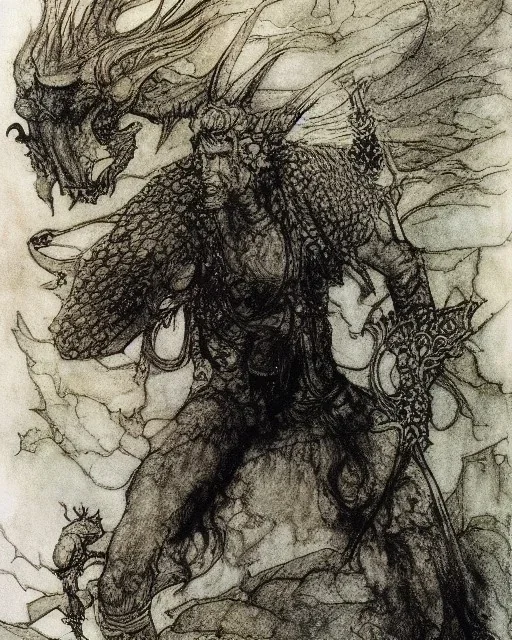 Beowulf by Arthur Rackham