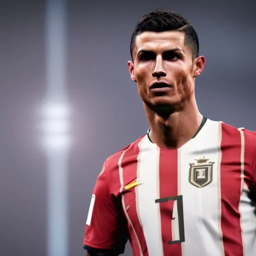 cristiano ronaldo , CR7 , holding world cup 2022 , unreal engine 5