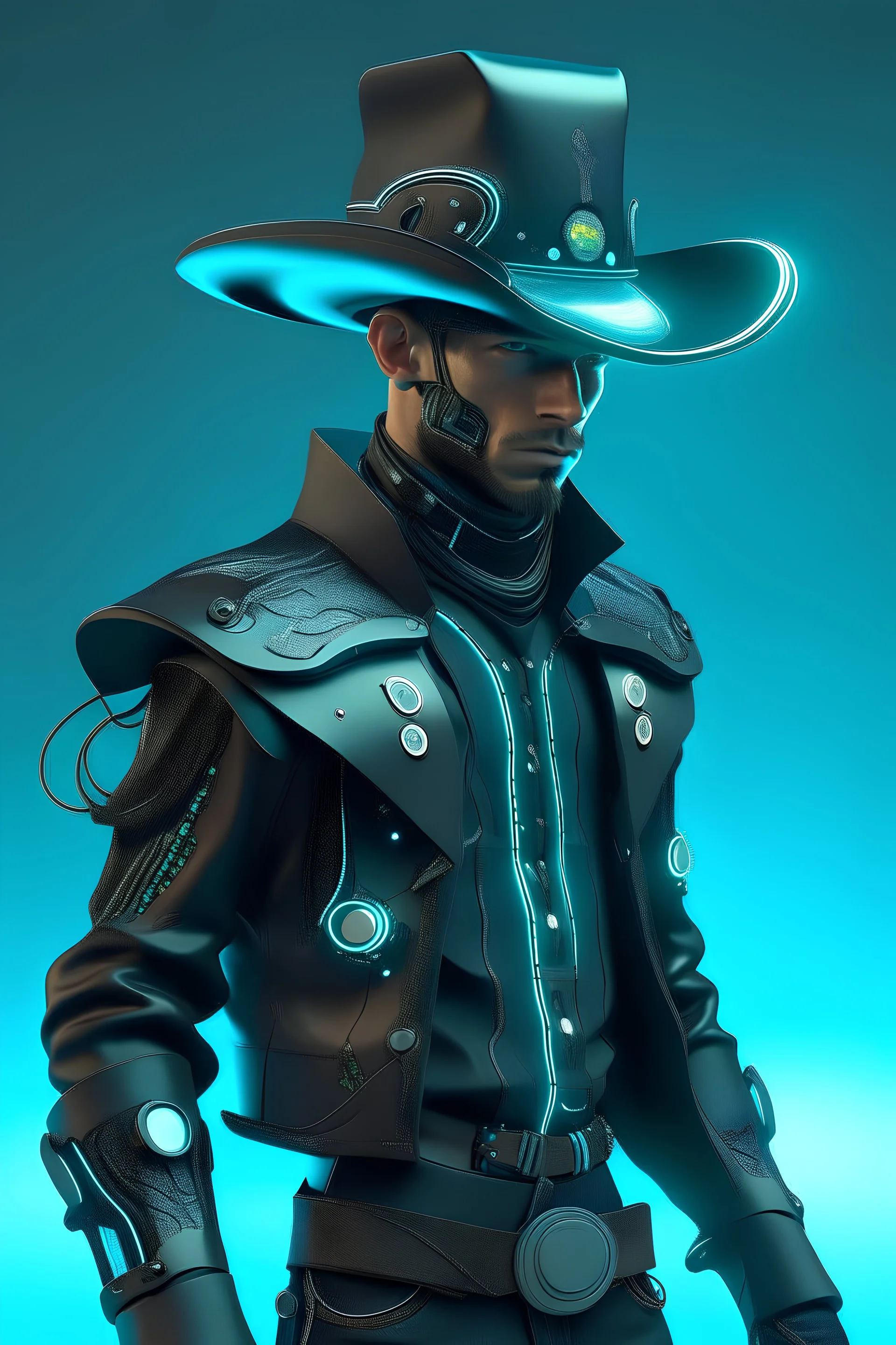 Futuristic cowboy