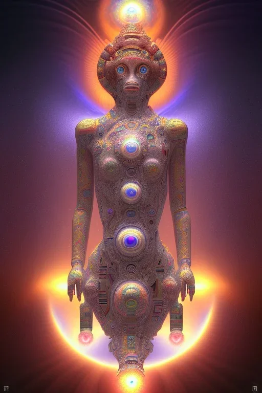 meditation, third eye, universe, fourth dimension, fractal, realistic, 8k, high quality, extreme detail, symmetrical, chakra, human