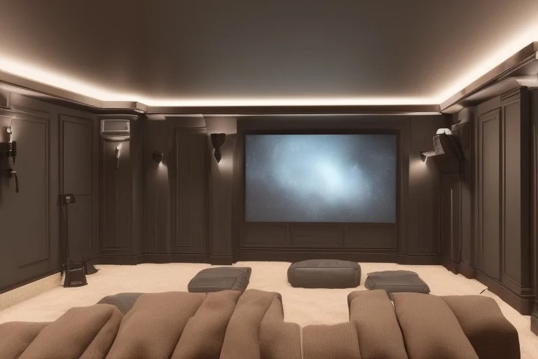 a dedicated home cinema room