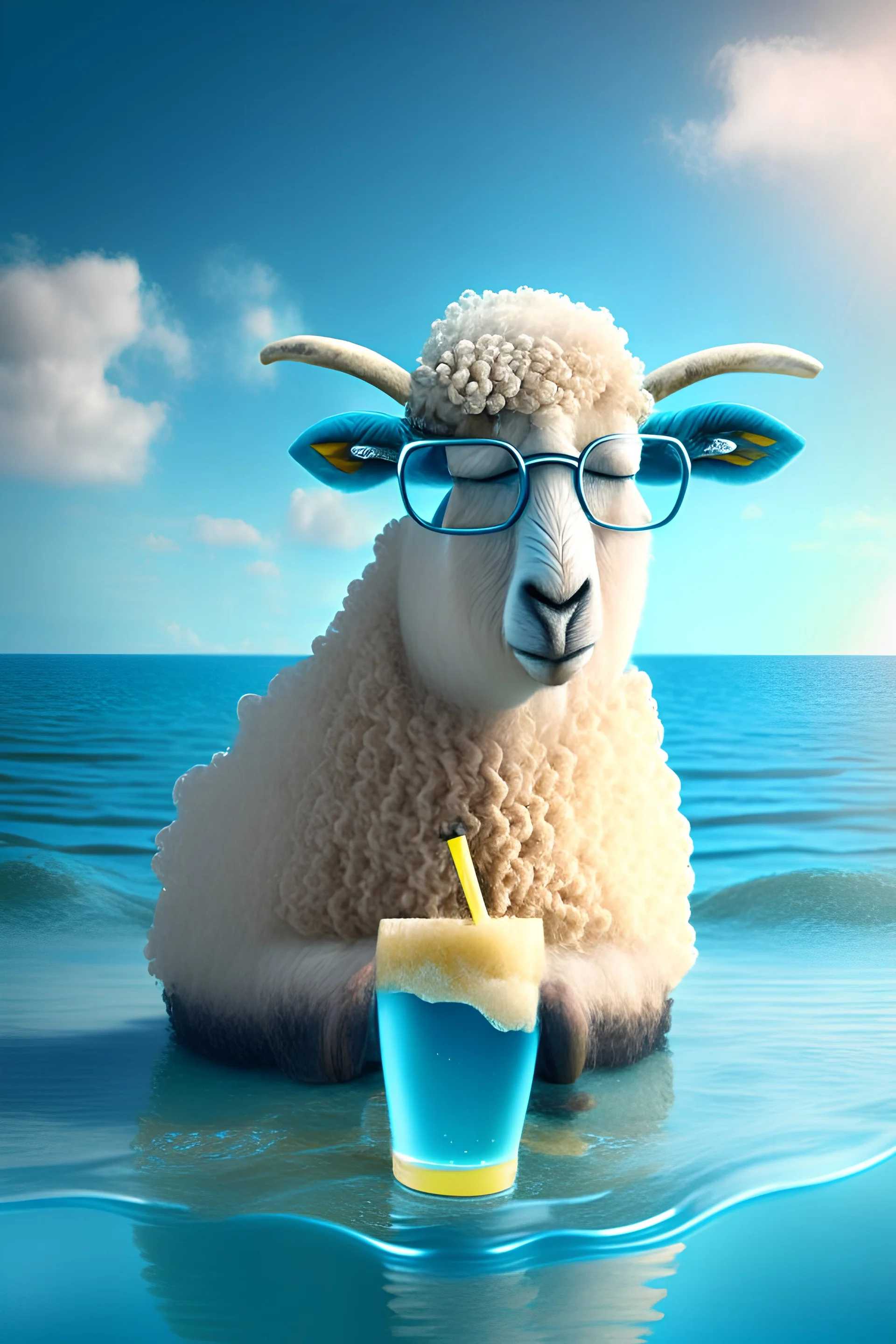 Sheep wearing glasses online