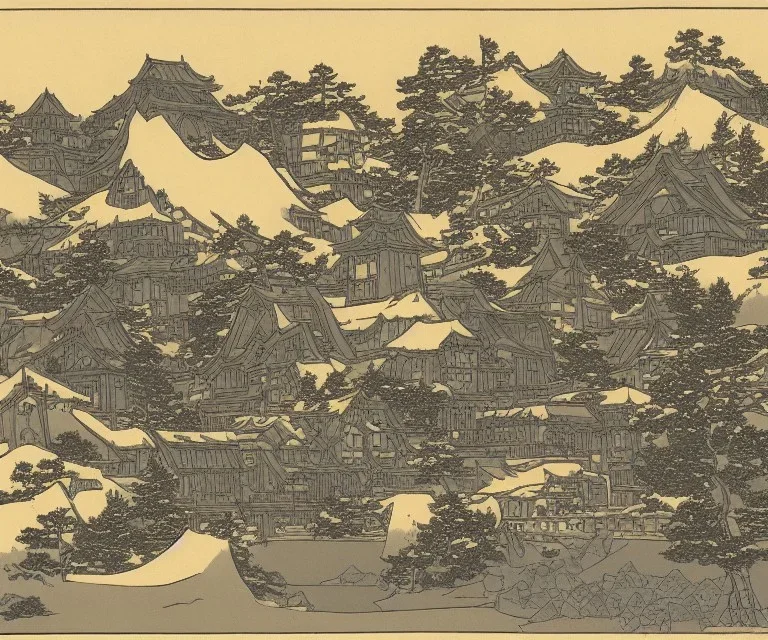 Ironforge, dwarf, World of warcraft, by hokusai