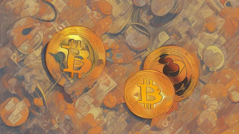 Bitcoin morning by james jean