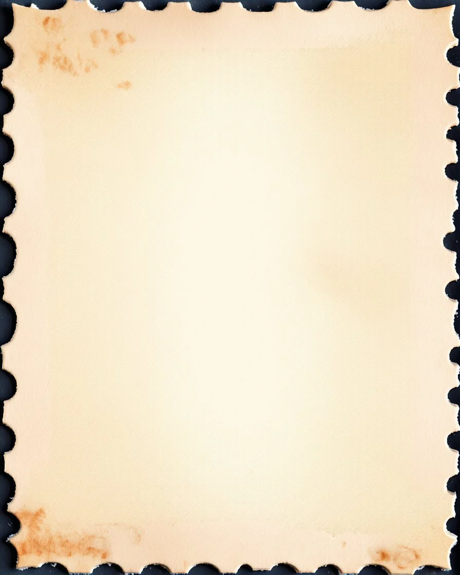 old postage stamp blank, with textured paper