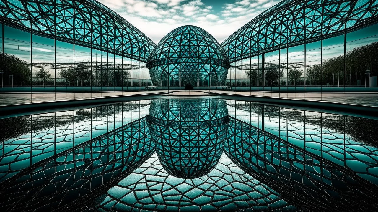 style norman foster, relaxation, luxury, dream world, calm beauty, symmetry, fantasy world, magic, beautiful composition, exquisite detail, 28mm lens