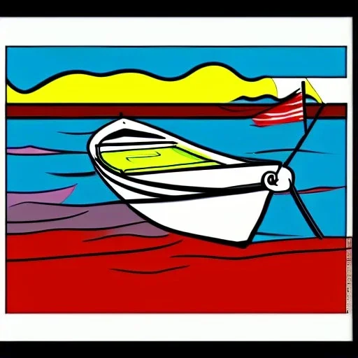 boat pop art