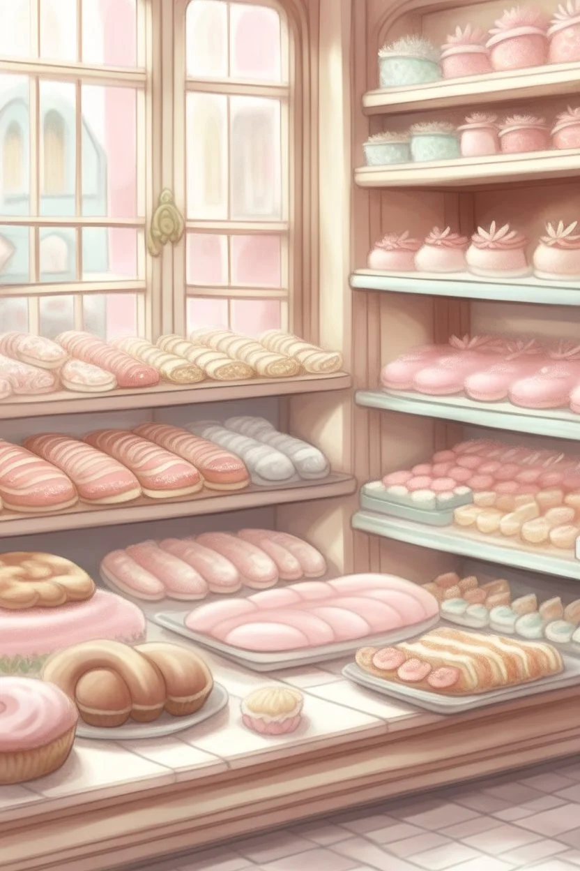 Pastel, bakery, Christmas art