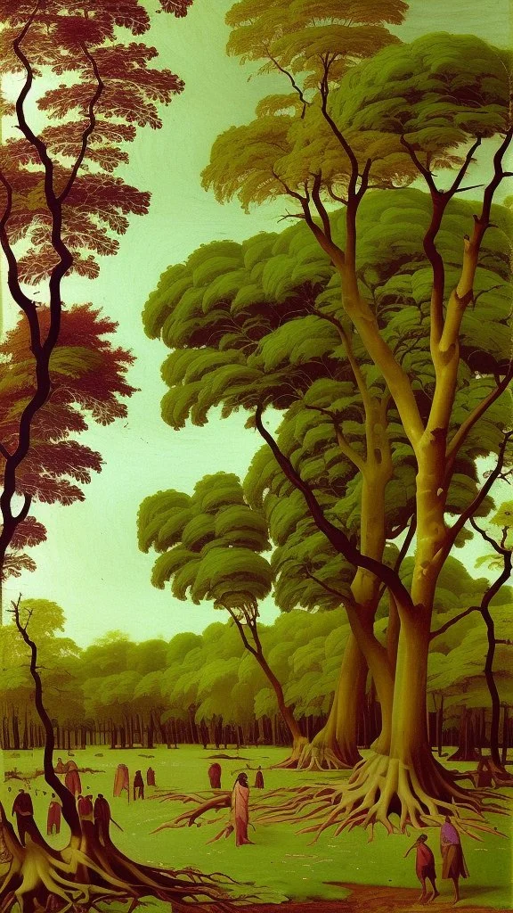 The life of plants is now hidden In these purple trees and strange stumps of branches, How dare you let this beauty forest,Your precious soul, Go, so that she would wander the world, Bruegel painting style