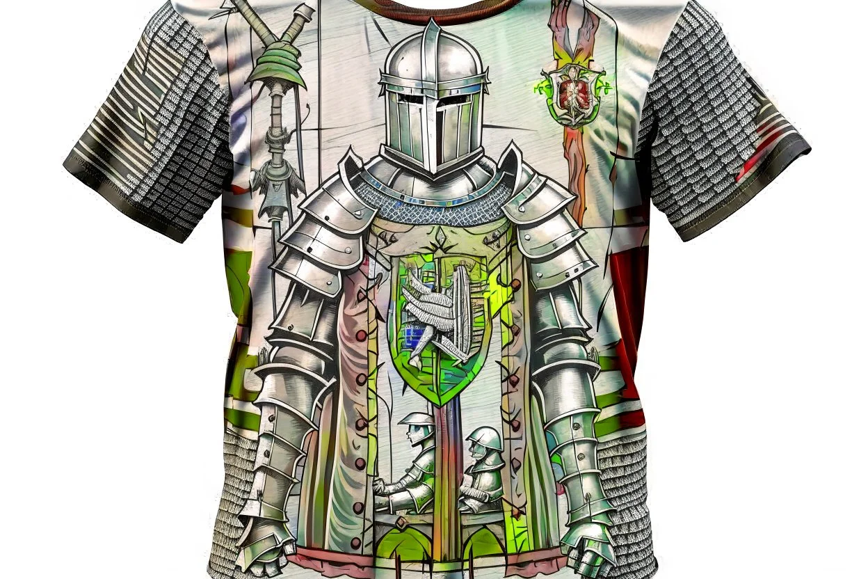 england medieval armour tshirt