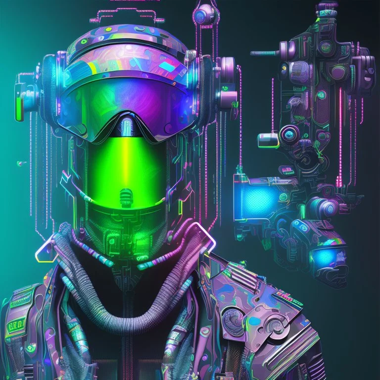 colorful modern bold camo illusion cyberpunk neon texture