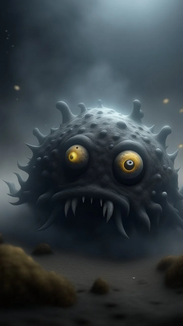 ,surrealism of the dark of a nightmare , hyper photorealistic, hyper detailed bright art color, high resolution, fog, octane render, tilt shift, HDRI Environment, all pictures dark gray, a torpedo