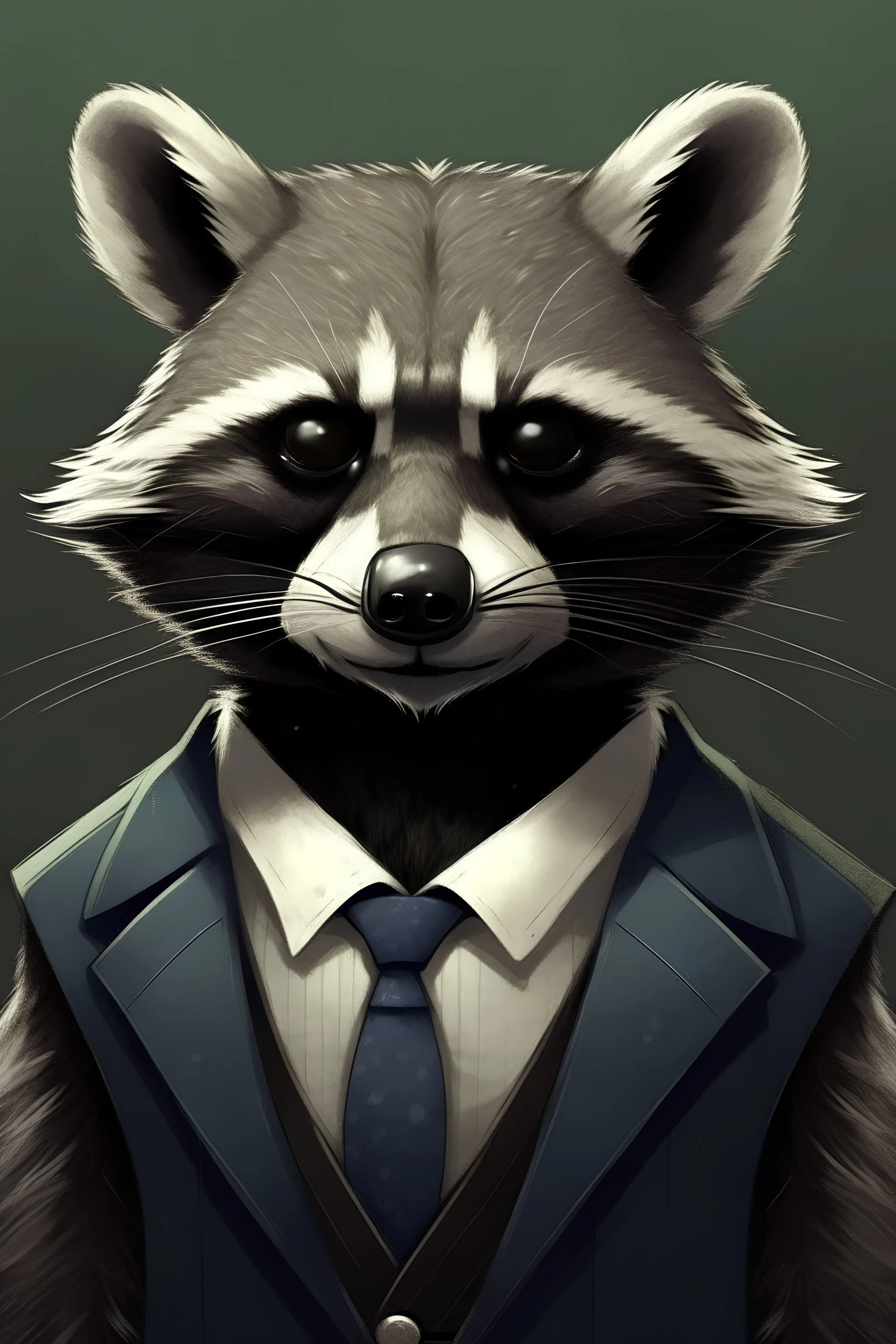 Looksmaxxing raccoon