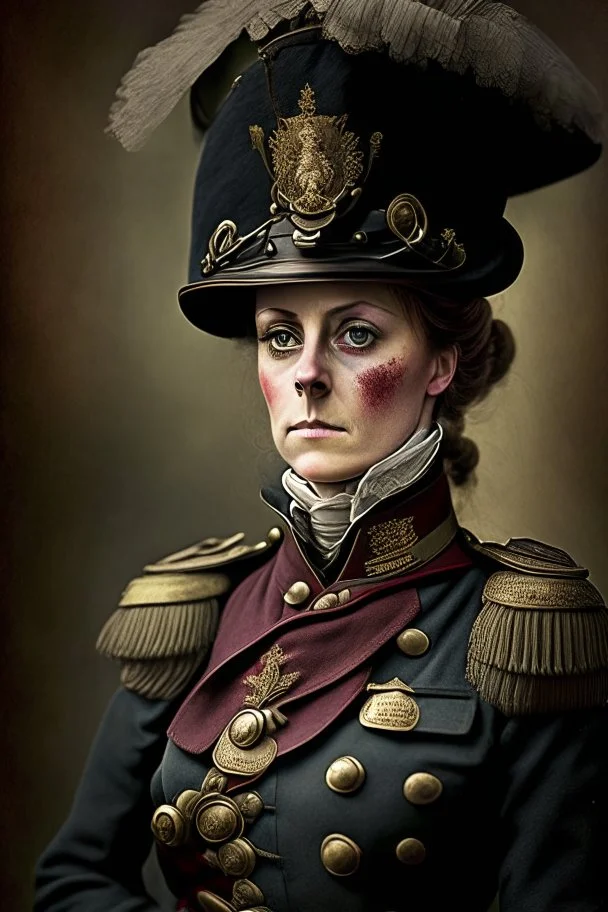 captain of an army victorian times woman