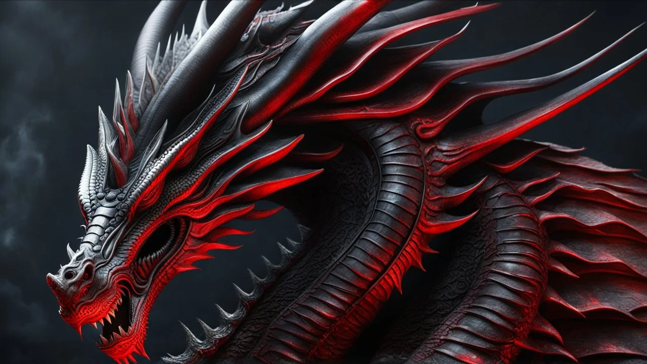 dragon. h. r. giger. red. fantasy concept art, exquisite realism, a masterpiece, dynamic lighting, hyperdetailed, intricately detailed, deep color, Unreal Engine, volumetric lighting , Epic cinematic brilliant stunning intricate meticulously detailed dramatic atmospheric maximal,