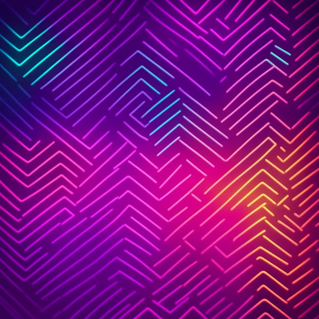 Hyper Realistic Neon-Gradient-Background of cool & warm colors