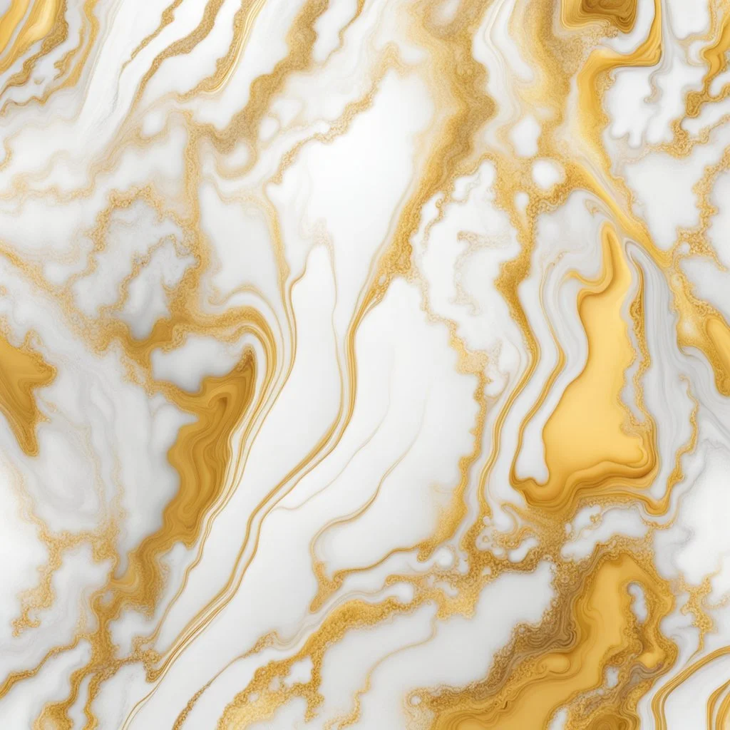 Hyper Realistic White, Yellow & Golden Marble Texture