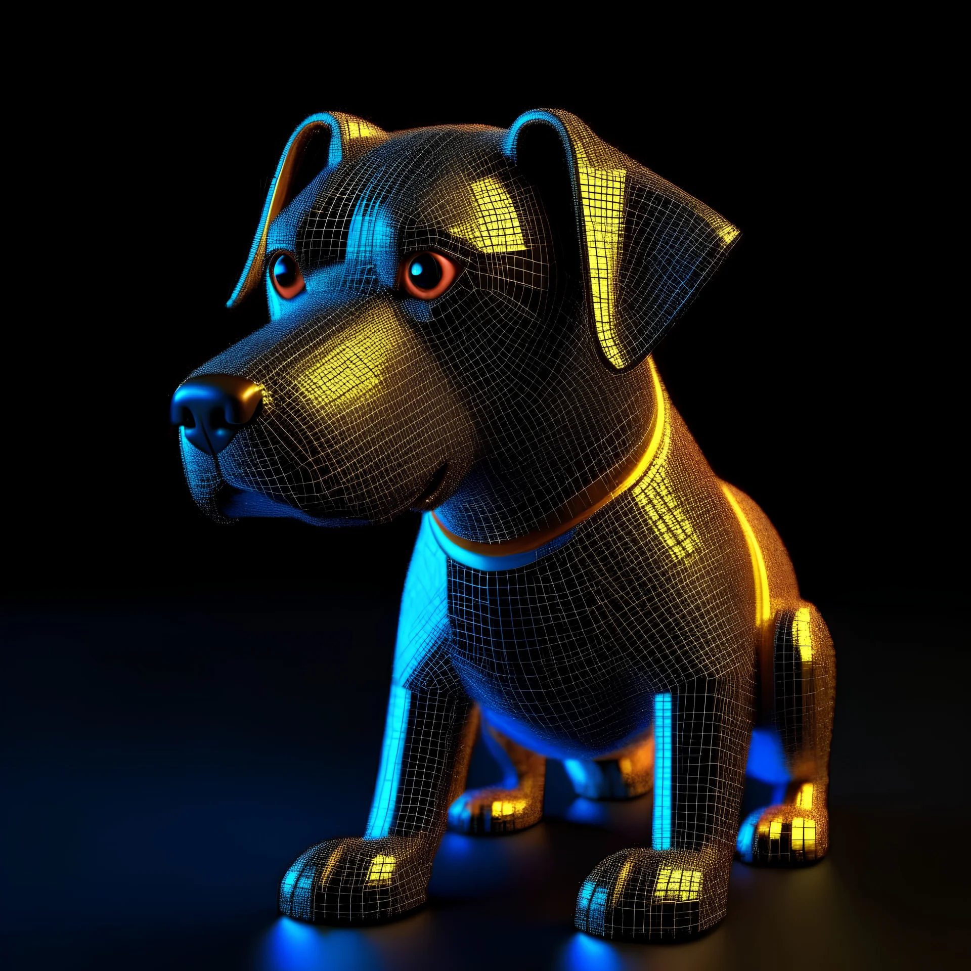 Dog cyber 3D