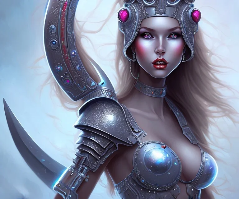 Sexy alien princess warrior full image