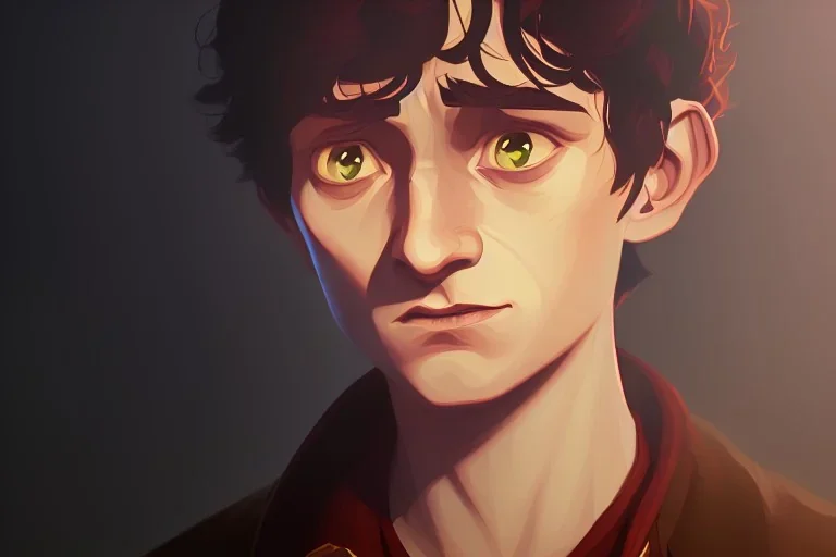 Portrait of Frodo by Jake Bartok