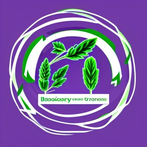 company logo, biogenesis, herbs, genetics