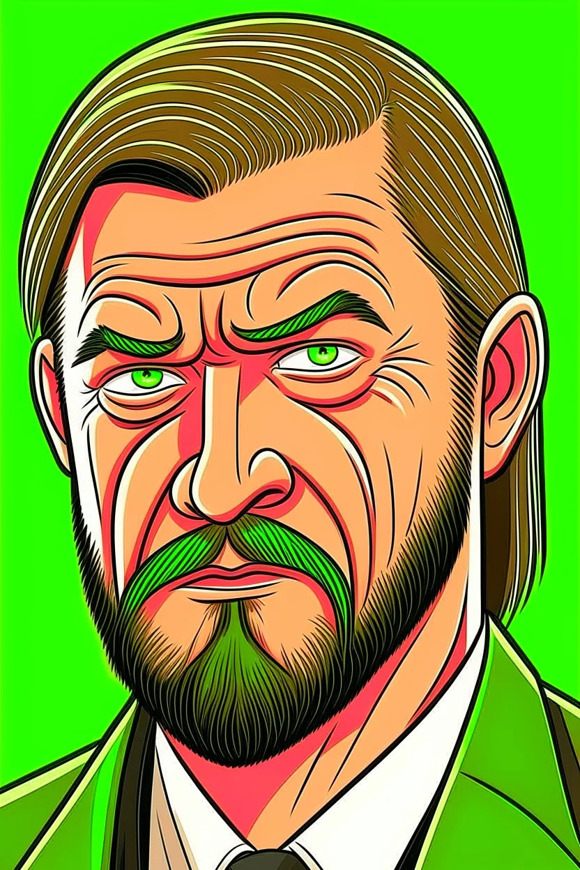 triple H actor catoon 2d