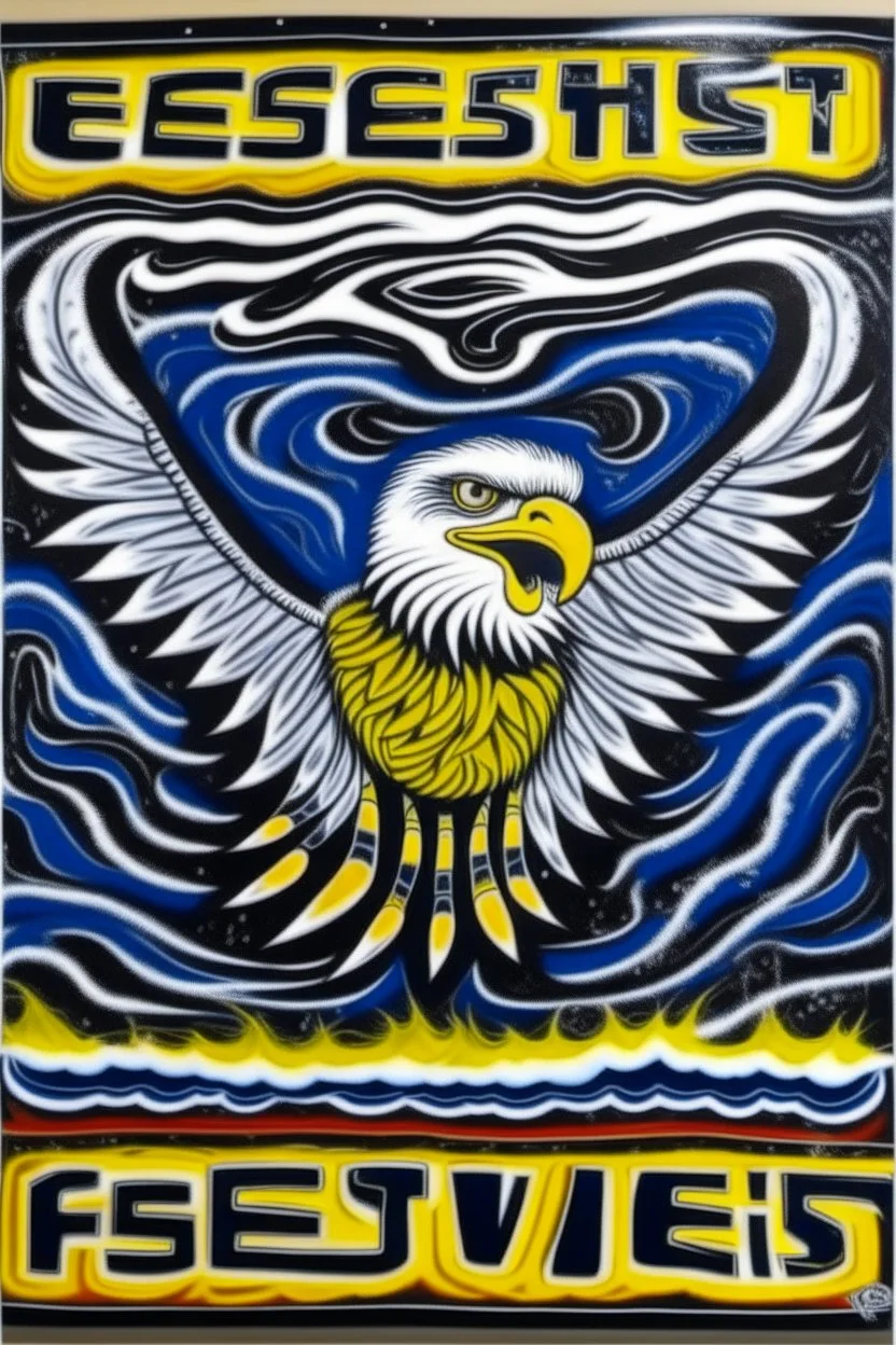 west coast eagles aboriginal painting guernsey