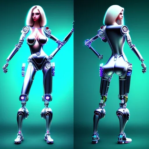 sexy cyborg female