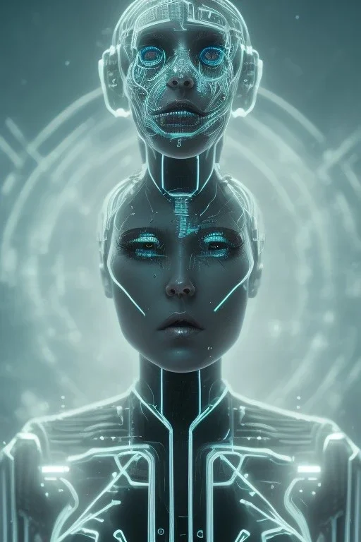 cyberpunk, head, scream women, portrai, face cry, perfect skin, tron, cyborg, robot, cyborg, seven , perfekt, real, dream, hr giger