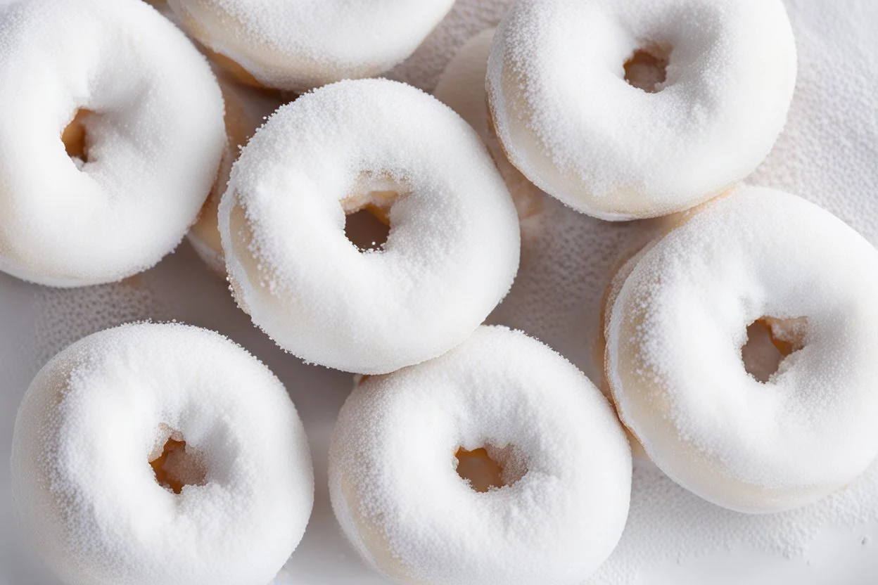 fine powdered mini-donuts