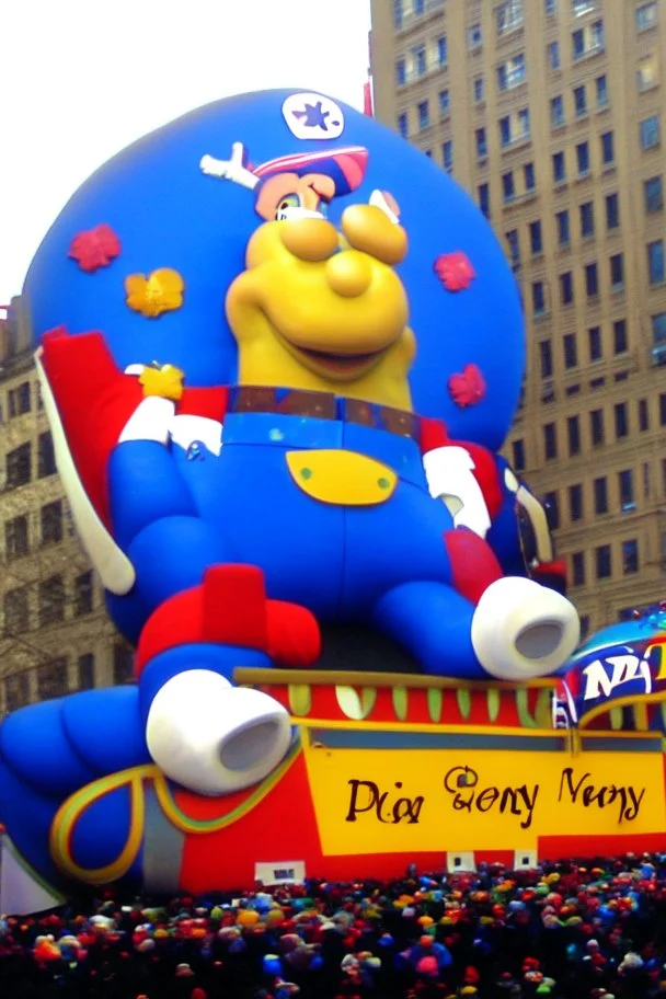 macy's day parade float of bill