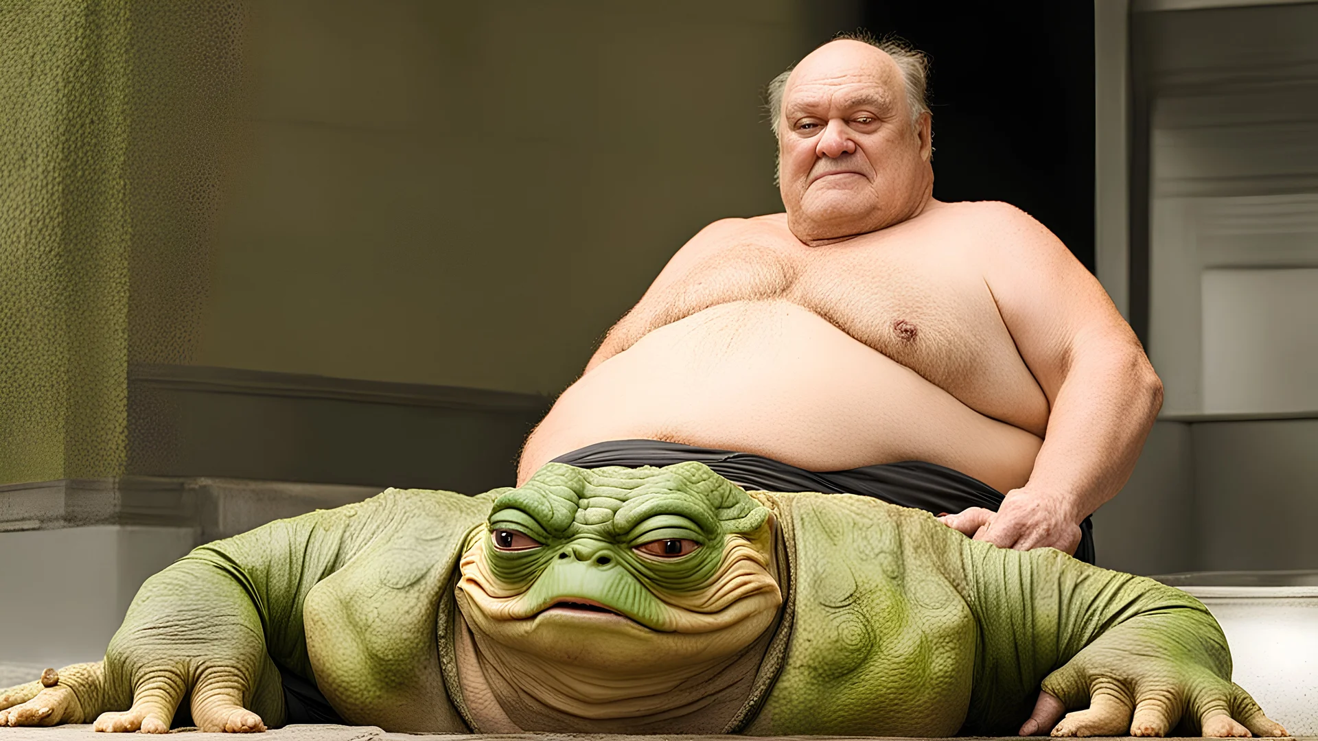 man named jabba the putz falls and bruises his taint