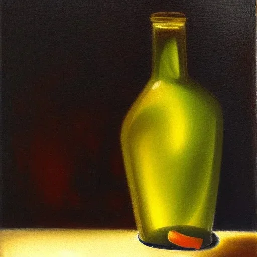 still life bottle