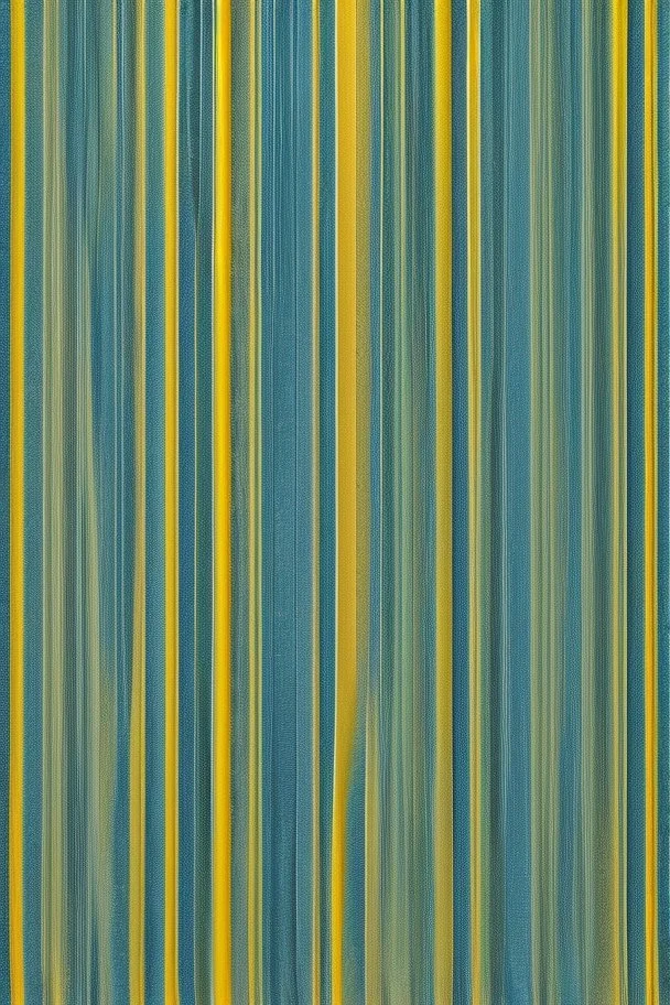 image woven from blue silk and yellow velvet strips