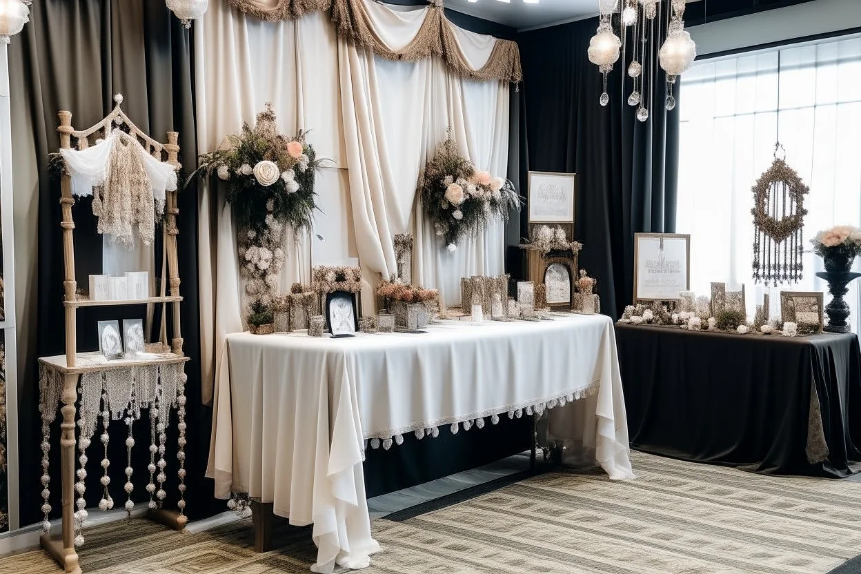 Elevation wedding accessories booth