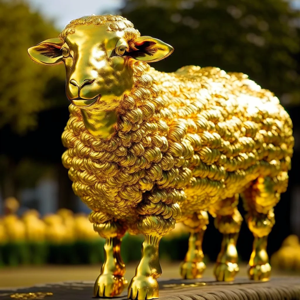 A sheep of gold